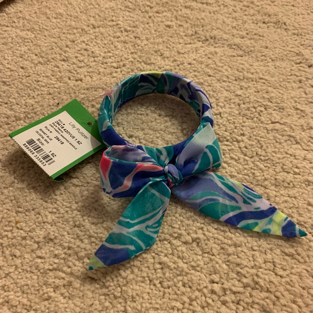 Lilly Pulitzer Fabric Wrapped Bangle
